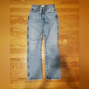 AGOLDE Distressed Pinch Women's Blue Jeans